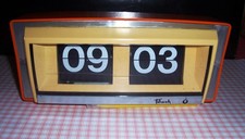 Pendule vintage orange - pendule, a