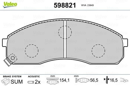 Jeu plaquettes de frein - plaquettes,