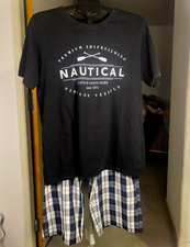 PYJAMA HOMME Marque LIVERGY Taille M écossais noir gris et Blanc