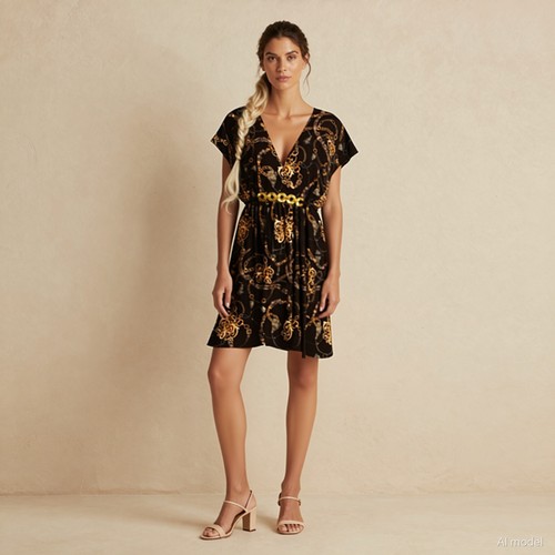 Vintage glam robe - vintage,