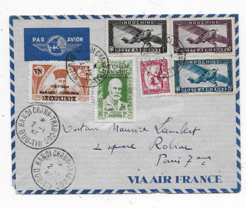 Indochine francaise lettre - indochine,