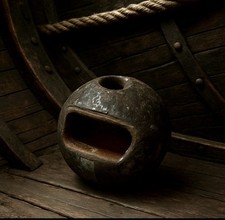 Boule de bowling ancienne en