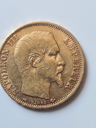 Pièce francs napoléon - 20, or