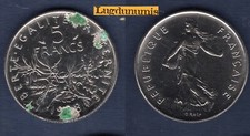 5 Francs Semeuse 1988 TTB II 94011 Exemplaires France comme sur la photo vert