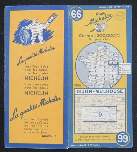 Carte michelin dijon - carte,