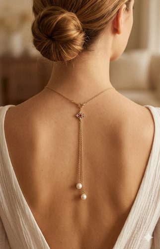 Collier chaîne dos - collier, et