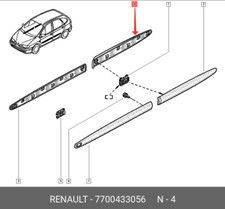 Baguette de Porte Arrière Droite d'Origine Renault Scénic I Ph.2 - 7700433056