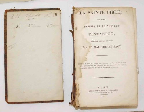 Bible maistre sacy 1832 - sacy,