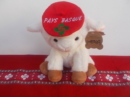 Peluche mouton croix basque - peluche,