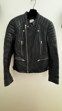 Blouson cuir SANDRO t.S