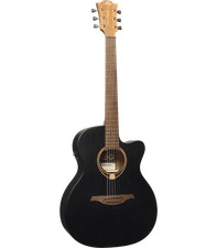 Guitare Folk Electro Lag T70ACE-BLS Auditorium Cutaway Black Satin