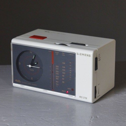 Radio réveil vintage design - vintage,