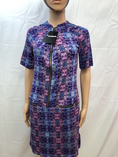 Robe courte femme desigual - robe,
