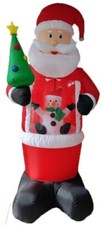 Gonflable Père Noël Arbre 2M Décorations Noël Extérieur