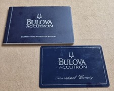 Bulova accutron carnet - accutron,