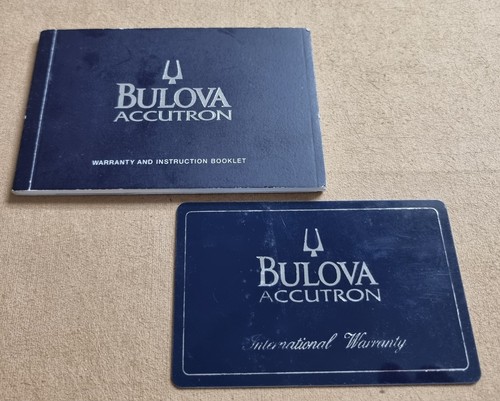 Bulova accutron carnet - accutron, de