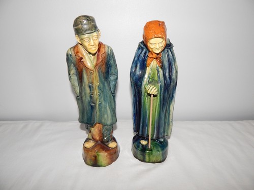 Anciennes paire sculptures - paire, en