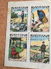 PLANCHE DE 4 DEVINETTES