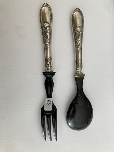 Art nouveau couverts salade - nouveau,
