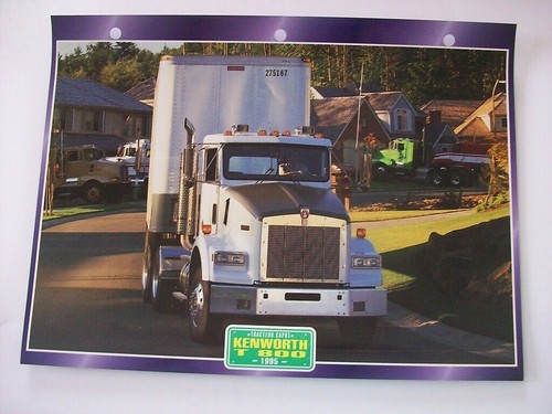 Carte fiche camion tracteur - camion,