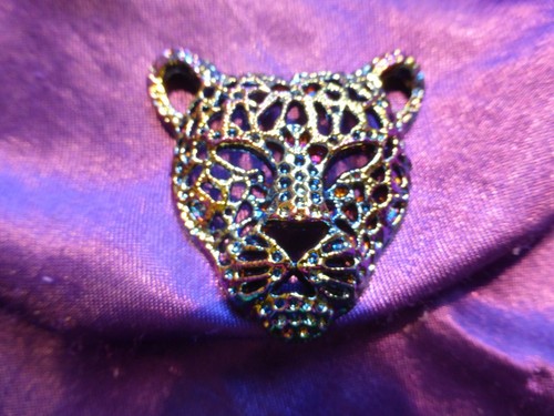 Pendentif panthère laiton - pendentif, en