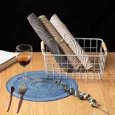 Lot de 6 napperons couleur