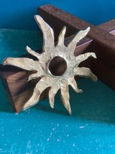 Vintage Broche Soleil Doré