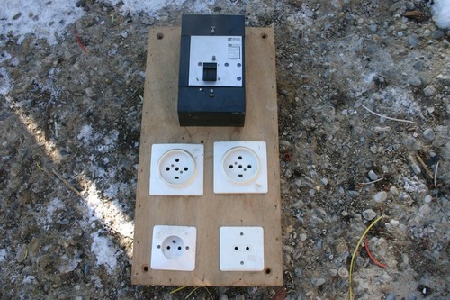 Ancien disjoncteur électrique - ancien,