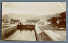 UK, Scotland, Fort Augustus, Sluice Gate  Vintage citrate print. Vintage Scotlan