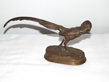 ANCIENNE SCULPTURE en BRONZE Faisan D'après TRODOUX
