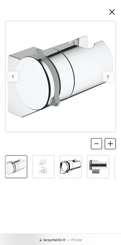 Grohe support mural pour - -,