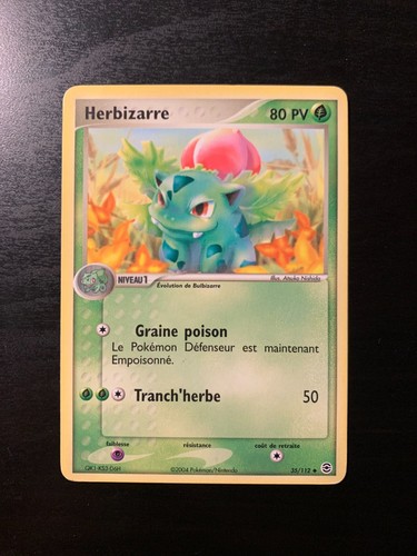 Carte pokémon unco herbizarre - carte,