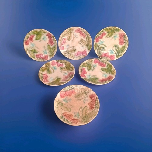 Lot assiettes barbotine - 6,