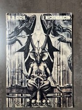 Le Nécronomicon (RARE Signé Dédicacé Salvador Dali) de H.R. Giger 1977 éo