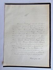  DEBAUGE FONTAINE de la BERGE BERNARD LEPAUTE 1859 faire part deces genealogie