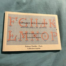 Livre Carnet Alphabet de la Brodeuse - Monogrammes et Festons Éditions L’inédite