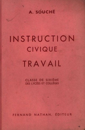 Instruction civique travail - , 6e