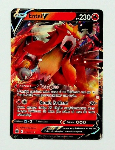 Carte pokémon 022 172 entei - carte, 022/172