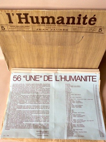 Humanité une de - l'humanité, *