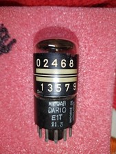 1 NOS DARIO, VALVO, AMPEREX or PHILIPS E1T pre-nixie Decade Counter Tube