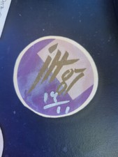 JOHNNY HALLYDAY -  PASS de concert  - Tournee 1987 pour le 14 novembre 1987