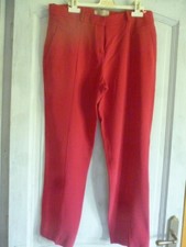 Pantalon Georges Rech Paris - Habillé Rouge cardinal - Taille 40