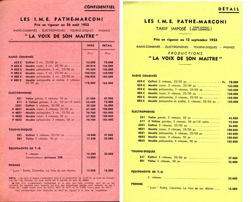 Publicité tarifs radio - radio, tsf