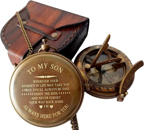 Boussole cadran solaire cadeau - cadran,