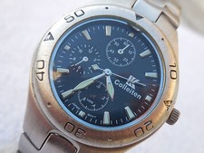 ANCIENNE MONTRE IK COLLECTEN,ELEGANT MODEL MASCULIN A MULTICADRANS DECORATIFS 