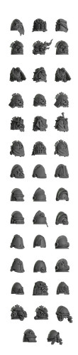 Impression set épaulières - impression, 3d