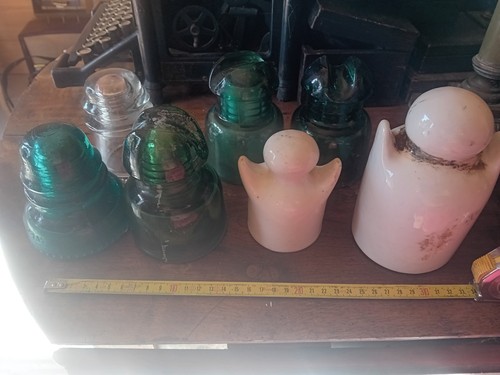 Lot ancien isolateurs en - lot,