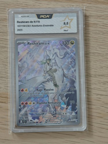 Carte pokémon reshiram n - pokémon, de