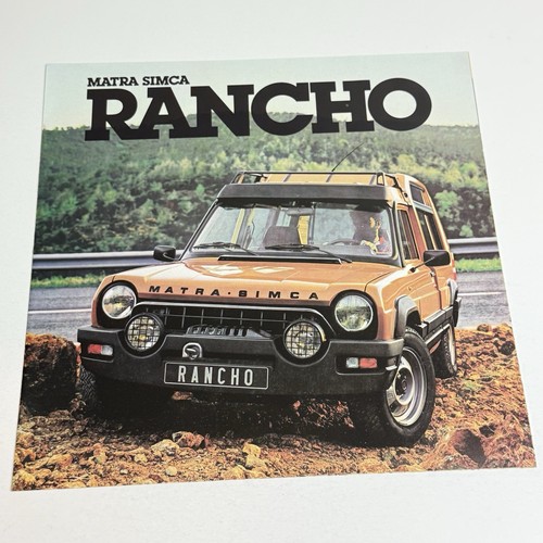 Matra simca rancho - matra-simca, folder