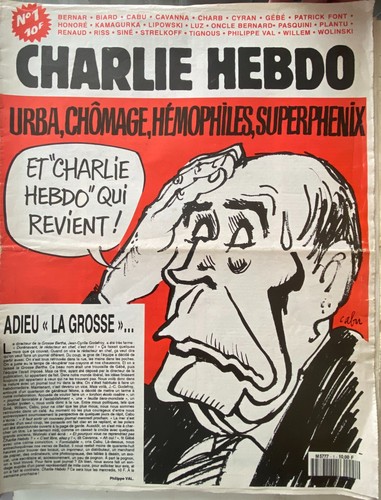 Charlie hebdo first - hebdo, 1992